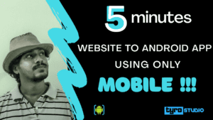 Android app development: website to android app on mobile